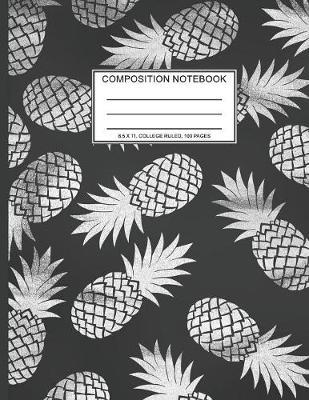 Composition Notebook: Girls' notebooks. 8.5 x 11, College Ruled, 100 pages Notebooks with sophisticated and precious cover the main theme is the gold color