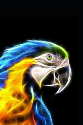 Neon Parrot Journal: 150 Page Lined Notebook/Diary