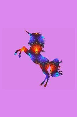 Red And Blue Unicorn: Isometric Dot Journal