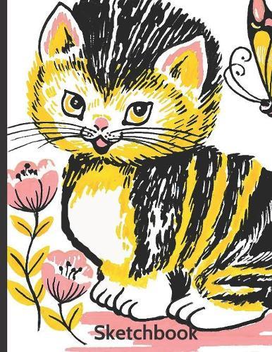 Sketchbook: Cat Sketchbook and Drawing Pad, 120 Pages, 8.5 in x 11 in for Sketching, Doodling, and Drawing.