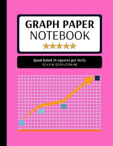 Graph Paper Notebook: 200 Pages, 4x4 Quad Ruled, Grid Paper Composition (Large, 8.5x11 in.)