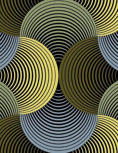 Graph Paper Notebook: Quad Ruled Graphing Paper, 200 Pages, Abstract Geometric Pattern (8.5x11)