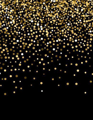 Graph Paper Notebook: Quad Ruled Graphing Paper, 200 Pages, Vintage Black Gold (8.5x11)