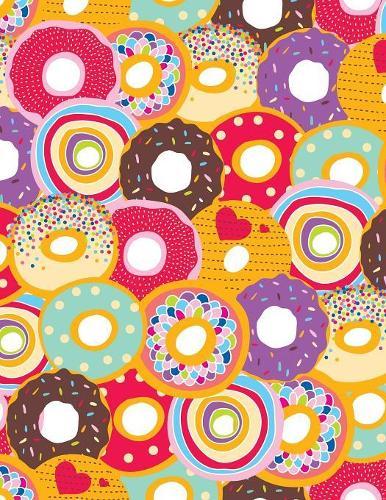 Graph Paper Notebook: Quad Ruled Graphing Paper, 200 Pages, Donut Lovers (8.5x11)