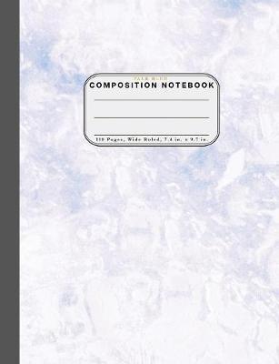 Wide Ruled Composition Notebook Pale Blue: Wide Rule Notebook and 110 Wide Ruled Pages