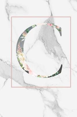 C: Monogram Initial Letter C Notebook: Lined Journal To Write In