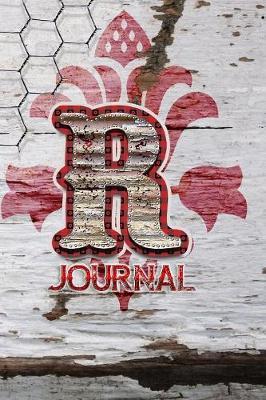 R Journal: Letter R Initial Monogram Lined Notebook