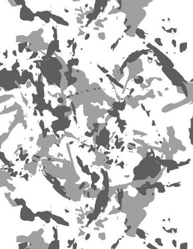 Graph Paper Notebook: Quad Ruled Graphing Paper, 200 Pages, White Gray Military Camouflage (8.5x11)