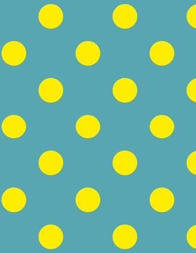 Graph Paper Notebook: Quad Ruled Graphing Paper, 200 Pages, Blue Yellow Polka Dotted (8.5x11)