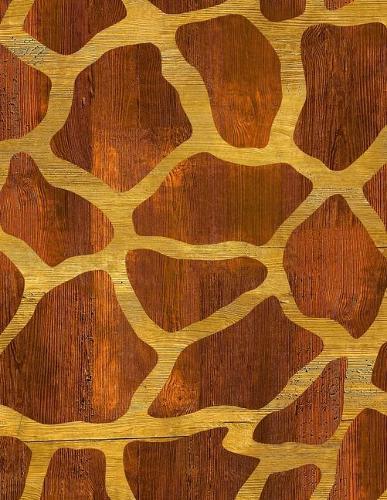 Graph Paper Notebook: Quad Ruled Graphing Paper, 200 Pages, Giraffe Pattern (8.5x11)