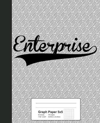Graph Paper 5x5: ENTERPRISE Notebook