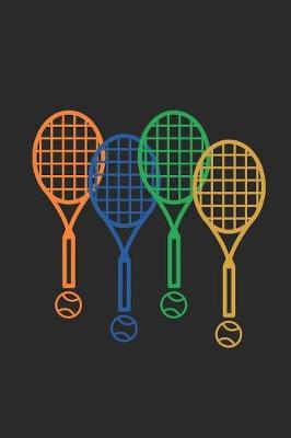 Tennis Outlines: Tennis Sport Notebook, Graph Paper (6  x 9  - 120 pages) Sports Themed Notebook for Daily Journal, Diary, and Gift