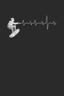 Wakeboard Heartbeat: Wakeboard Notebook, Graph Paper (6  x 9  - 120 pages) Sports and Recreations Themed Notebook for Daily Journal, Diary, and Gift