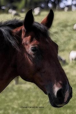 Cheval Carnet de notes: Journal ligne de 119 pages- Une belle idee de cadeau pour les amoureux des animaux