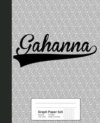 Graph Paper 5x5: GAHANNA Notebook