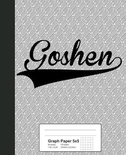 Graph Paper 5x5: GOSHEN Notebook