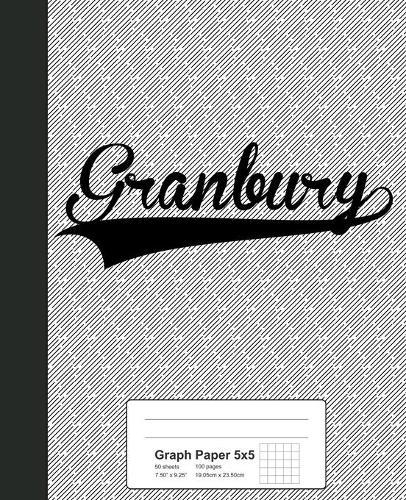 Graph Paper 5x5: GRANBURY Notebook