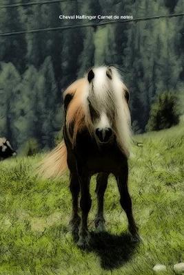 Cheval Haflinger Carnet de notes: Journal ligne de 119 pages- Une belle idee de cadeau pour les amoureux des animaux