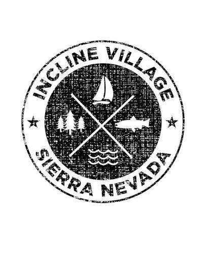 Incline Village Sierra Nevada: Notebook For Camping Hiking Fishing and Skiing Fans. 7.5 x 9.25 Inch Soft Cover Notepad With 120 Pages Of College Ruled Paper For Note Taking.
