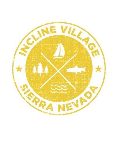 Incline Village Sierra Nevada: Notebook For Camping Hiking Fishing and Skiing Fans. 7.5 x 9.25 Inch Soft Cover Notepad With 120 Pages Of College Ruled Paper For Note Taking.