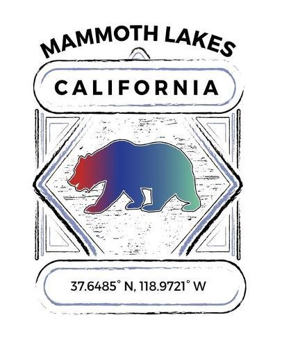 Mammoth Lakes California: Notebook For Camping Hiking Fishing and Skiing Fans. 7.5 x 9.25 Inch Soft Cover Notepad With 120 Pages Of College Ruled Paper For Note Taking.