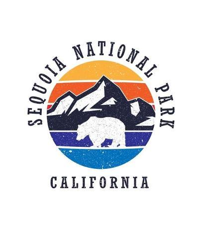 Sequoia National Park California: Notebook For Camping Hiking Fishing and Skiing Fans. 7.5 x 9.25 Inch Soft Cover Notepad With 120 Pages Of College Ruled Paper For Note Taking.