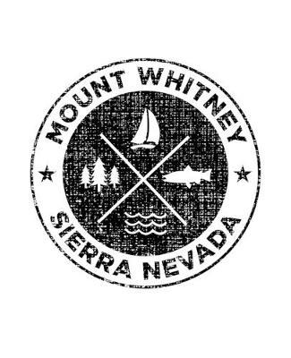 Mount Whitney Sierra Nevada: Notebook For Camping Hiking Fishing and Skiing Fans. 7.5 x 9.25 Inch Soft Cover Notepad With 120 Pages Of College Ruled Paper For Note Taking.