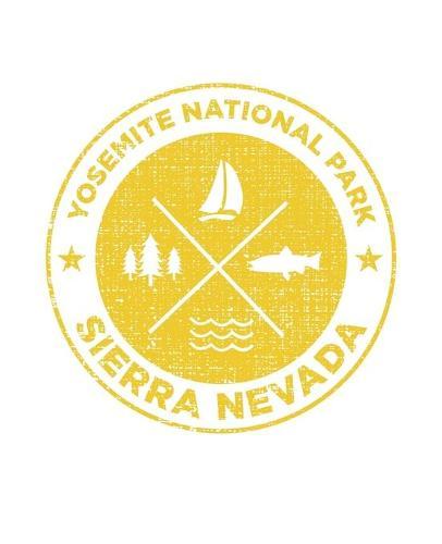 Yosemite National Park Sierra Nevada: California Notebook For Camping Hiking Fishing and Skiing Fans. 7.5 x 9.25 Inch Soft Cover Notepad With 120 Pages Of College Ruled Paper For Note Taking.