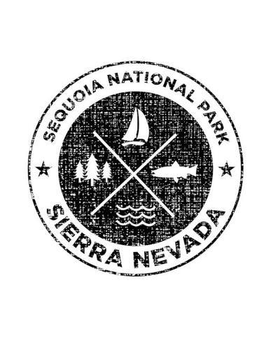 Sequoia National Park Sierra Nevada: Notebook For Camping Hiking Fishing and Skiing Fans. 8.5 x 11 Inch Soft Cover Notepad With 120 Pages Of College Ruled Paper For Note Taking.