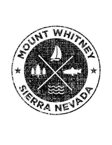 Mount Whitney Sierra Nevada: Notebook For Camping Hiking Fishing and Skiing Fans. 8.5 x 11 Inch Soft Cover Notepad With 120 Pages Of College Ruled Paper For Note Taking.