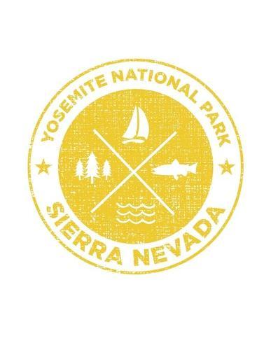 Yosemite National Park Sierra Nevada: Notebook For Camping Hiking Fishing and Skiing Fans. 8.5 x 11 Inch Soft Cover Notepad With 120 Pages Of College Ruled Paper For Note Taking.