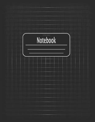 College Ruled Notebook: Black Paper Journal - Narrow Line Ruled Blank Black Paper Journal - Large Lined Pages (8.5 x 11) - A4 Size Lined Notebook