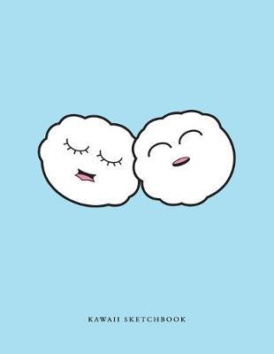 Kawaii Sketchbook: Cute Cloud Puff Rice Ball Designed Blank Notebook for Doodling