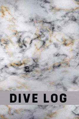 Diver's Log Book: Log Book Scuba Diving - Beginners & Experienced Divers - White Marble