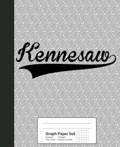 Graph Paper 5x5: KENNESAW Notebook
