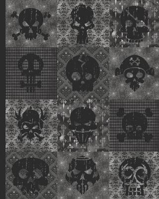 Sketchbook: Gothic Dark Skulls Blank Unlined Drawing Sketch Pad