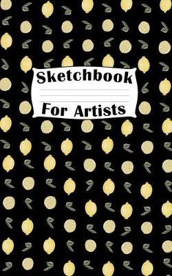 Sketchbook For Artists: Half Lines Half Blank For Your Cool Art Ideas, 5 X 8, 110 Pages
