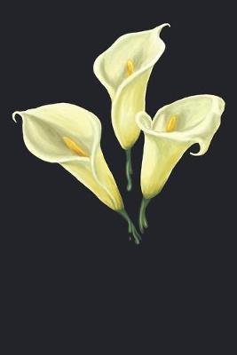 Watercolor Calla Lily Journal: Floral Notebook, Lined, 120 Pages, 6 x 9 Inches