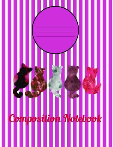Composition Notebook: Four fuzzy, furry kittens