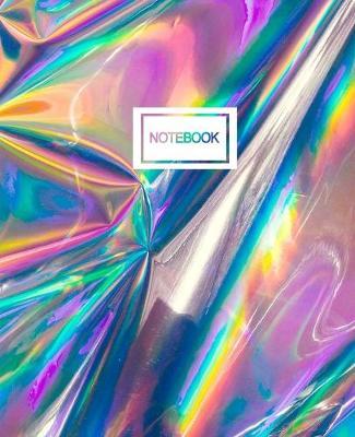 Notebook: Holographic Lined Journal (7.5 x9.2 ) 100 Pages, College Ruled Blank Book to Write in Notes
