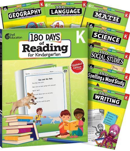 180 Days™ Bundle Grade K: 8-Book Set: Practice, Assess, Diagnose