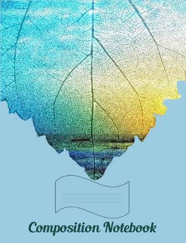 Composition Notebook: Sunrise on a leaf