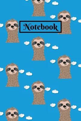 Sloth Notebook: Soft Cover Lined Notebook (6  x 9 )