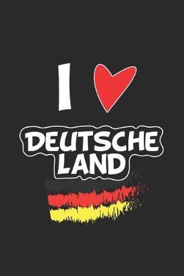 Deutsche Land: Tagebuch, Notizbuch, Notizheft - Geschenk-Idee fur Fussball & Deutschland Fans - Blanko - A5 - 120 Seiten