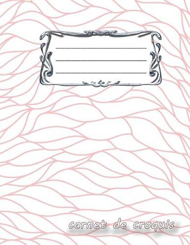 carnet de croquis: Bloc-notes vierge - Format A4 - 112 pages - Bloc-notes avec registre - Ideal comme agenda, carnet de croquis, carnet de croquis, carnet a dessin ou cahier a colorier vide - Wave design 5