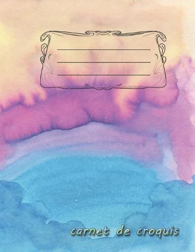carnet de croquis: bloc-notes vierge - format A4 - 112 pages - bloc-notes avec registre - ideal comme agenda, carnet de croquis, carnet de croquis, carnet a dessin ou cahier a colorier vide - modele aquarelle 5