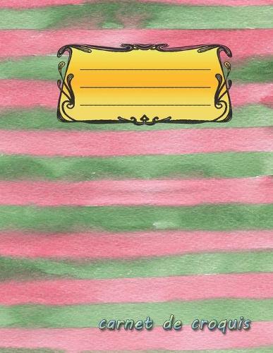 carnet de croquis: bloc-notes vierge - format A4 - 112 pages - bloc-notes avec registre - ideal comme agenda, carnet de croquis, carnet de croquis, carnet a dessin ou cahier a colorier vide - modele aquarelle 3