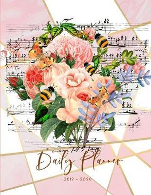 2019 2020 15 Months Music Flowers Bouquet Daily Planner: Academic Hourly Organizer In 15 Minute Interval; Appointment Calendar With Address Book & Password Log; Monthly & Weekly Goals Journal Diary With Quotes; Oct 2019 To Dec 2020 With Julian Dates