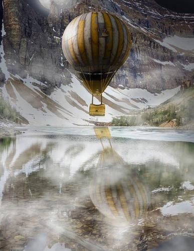 Notebook: hot air balloon plane airliner propeller aeroplane aircraft aviator flight wing pilot