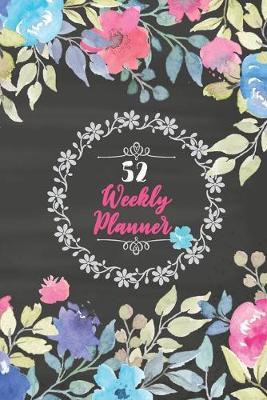 52 Weekly Planner: 52 Lists Project Plan Management 2019-2020 Mini Calendar 2 Year Daily Event & Appointment To-Do List with Meal Plan and Shopping List Organizer Schedule Notebook White Paper 121 Pages 6 x 9 Inch.